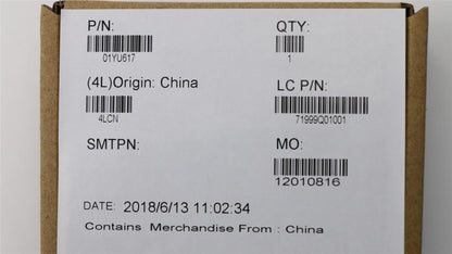 Lenovo 01YU617 LABEL KIT_GEO Label_Black,YD2