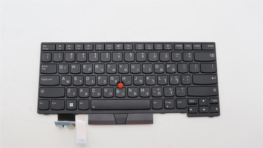 Lenovo ThinkPad T14 Gen 1 T14 Gen 2 Keyboard Hebrew Black Backlit 5N20X68858