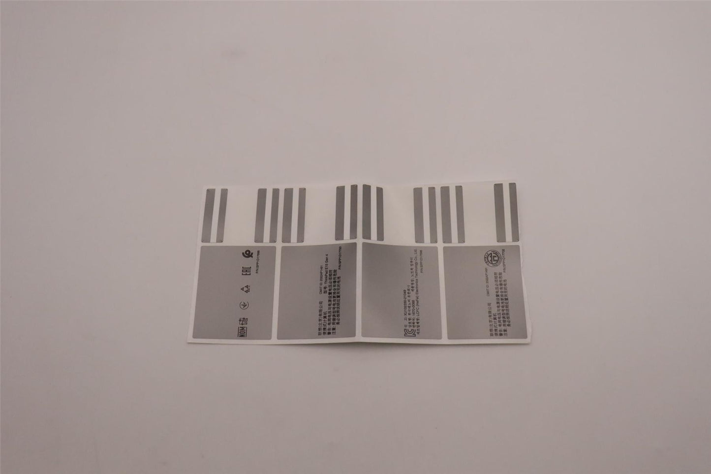 Lenovo LABEL FRU GEO label Kit Sliver 5L11H70922