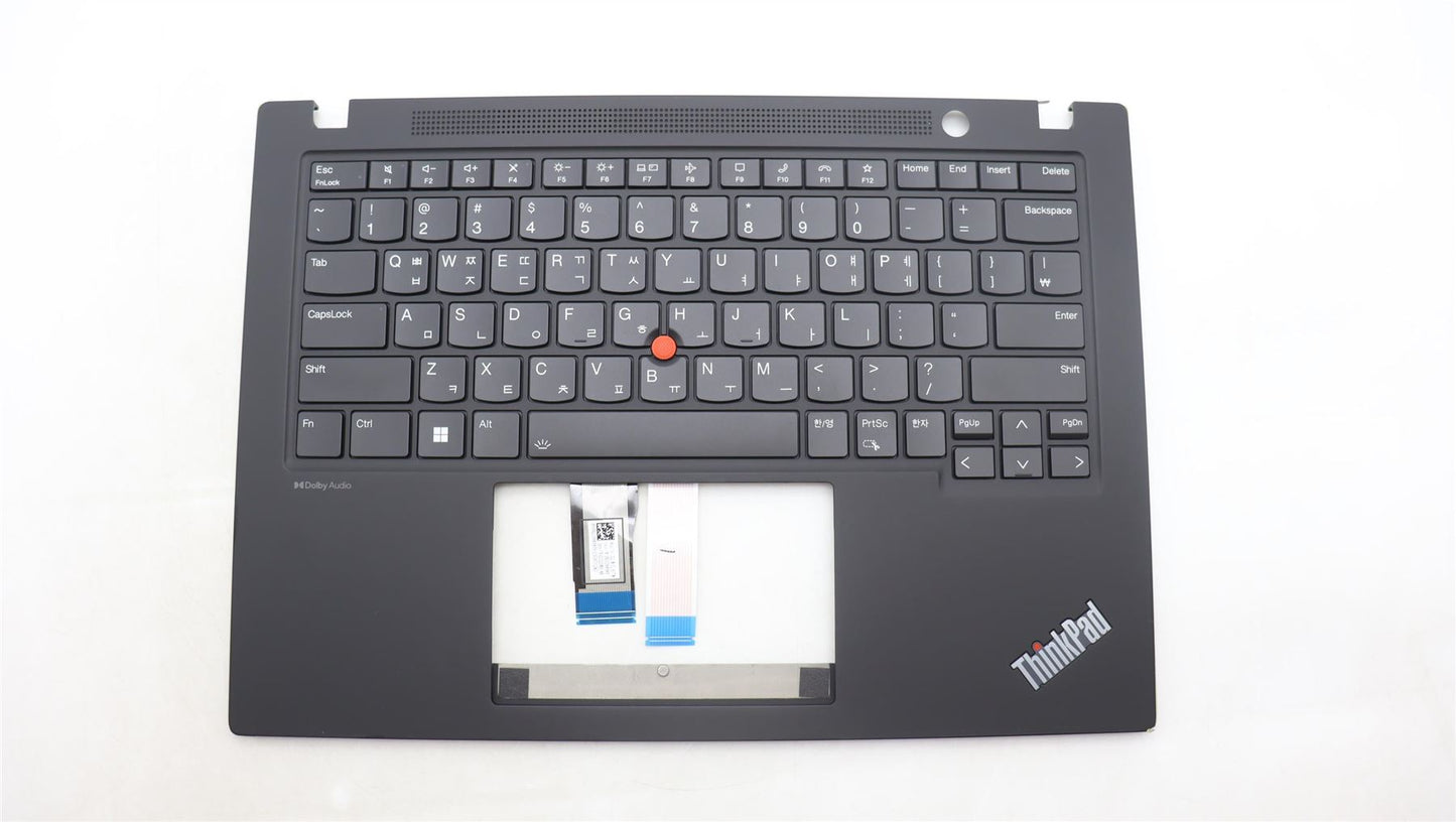 Lenovo ThinkPad T14s Gen 4 Keyboard Palmrest Top Cover Korean Black 5M11L92884