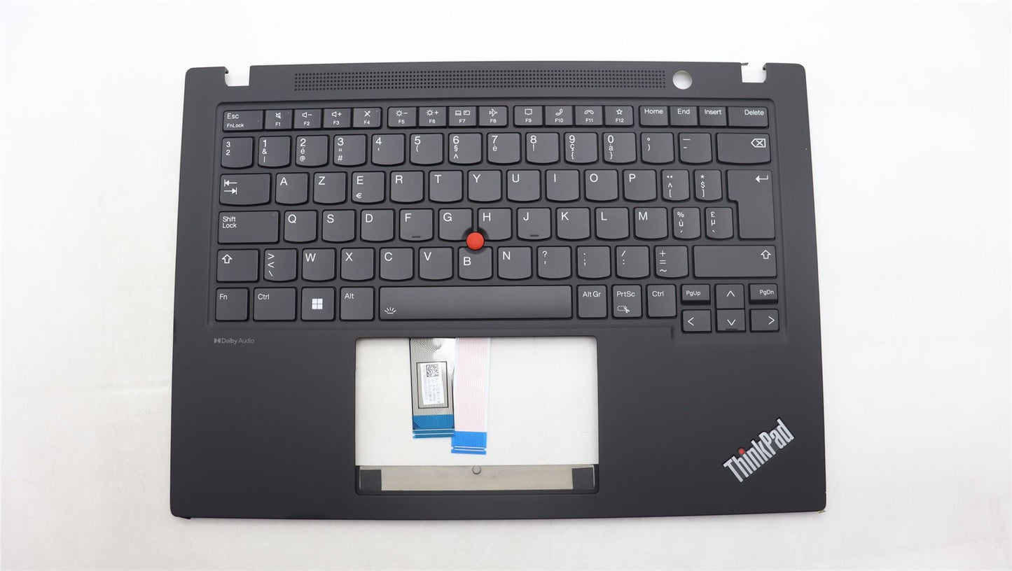 Lenovo ThinkPad T14s Gen 4 Keyboard Palmrest Top Cover Belgian Black 5M11L92960