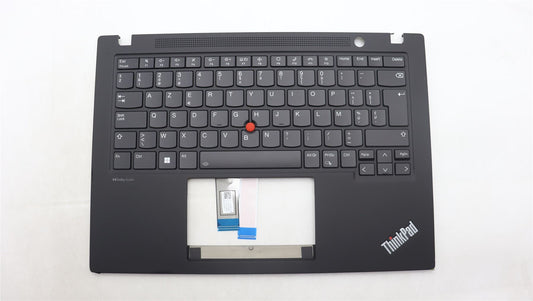 Lenovo ThinkPad T14s Gen 4 Keyboard Palmrest Top Cover Belgian Black 5M11L92960