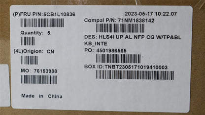 Lenovo IdeaPad 5 14IRL8 5 14ABR8 Palmrest Cover Touchpad Keyboard 5CB1L10836