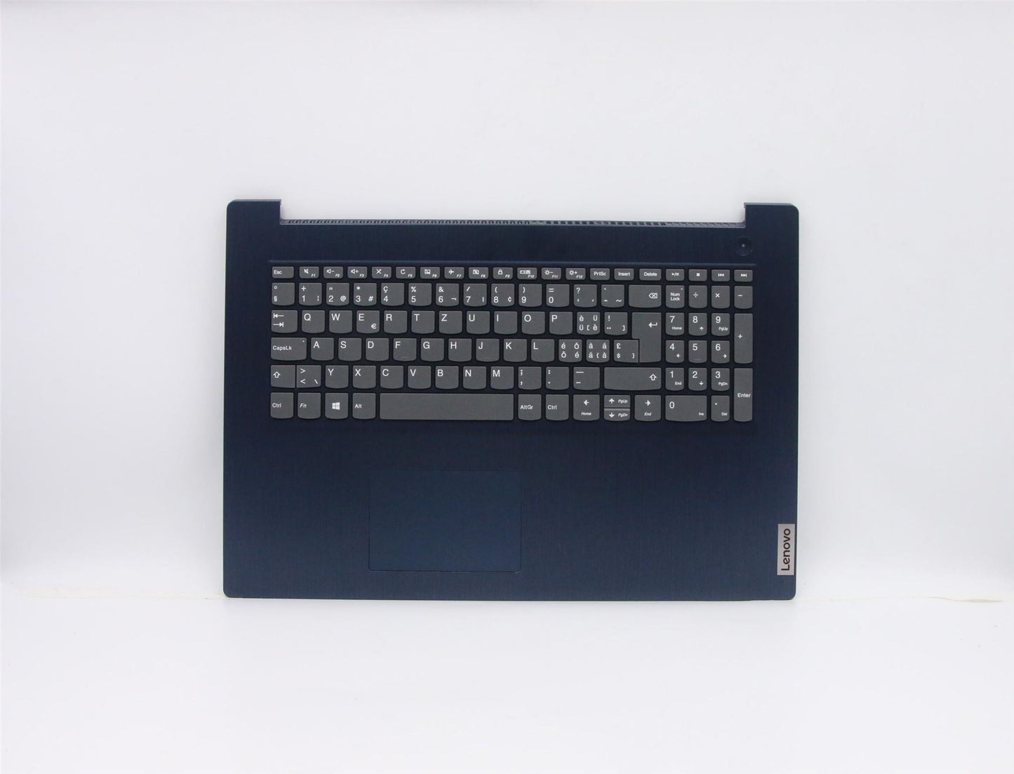 Lenovo IdeaPad 3-17ADA05 Palmrest Cover Touchpad Keyboard Swiss Blue 5CB0X56798