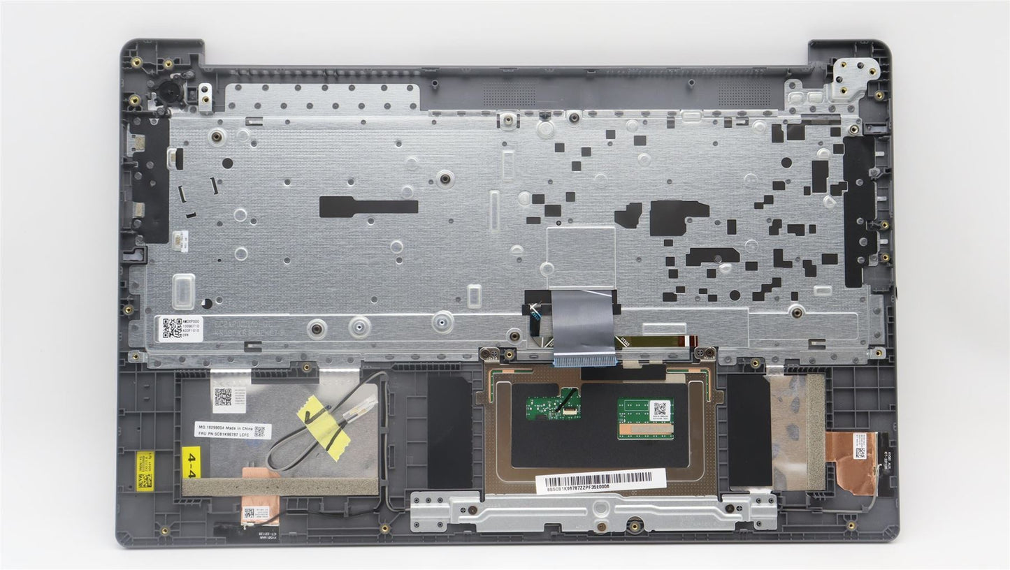Lenovo IdeaPad 3 15ABR8 Palmrest Cover Touchpad Keyboard Arctic Grey 5CB1K96787