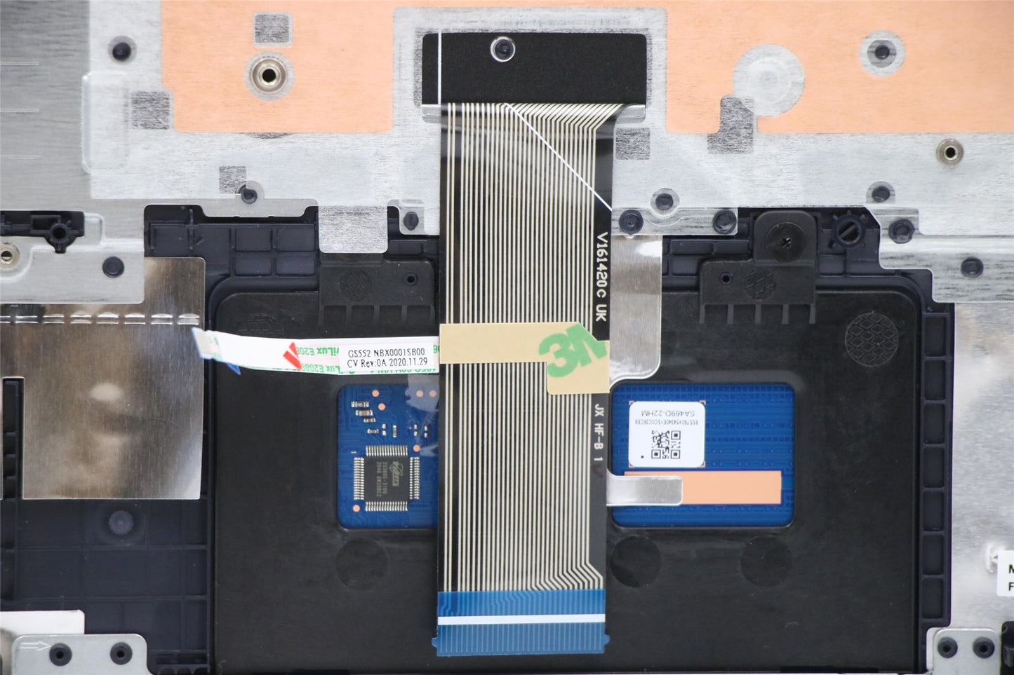 Lenovo IdeaPad 3-15ITL05 Keyboard Palmrest Top Cover Spanish Blue 5CB1C17145