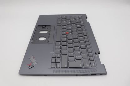 Lenovo ThinkPad X1 8th Gen Keyboard Palmrest Top Cover Turkish Grey 5M11H62504