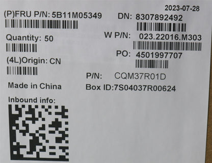 Lenovo ThinkPad P1 Gen 6 RTC Battery 5B11M05349