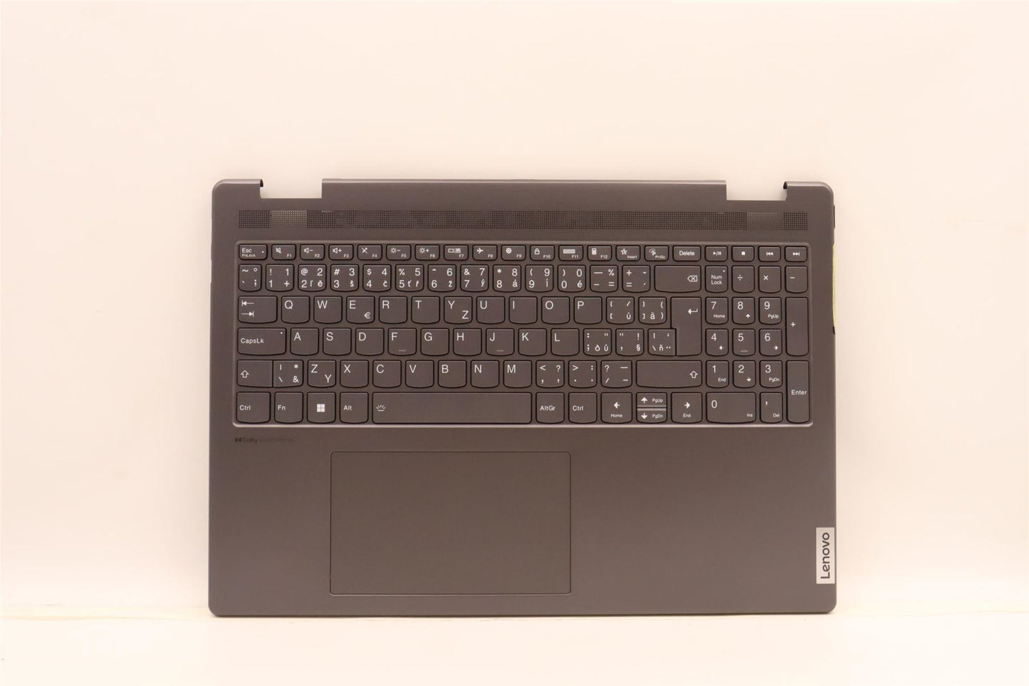 Lenovo IdeaPad 7 16IAP7 Palmrest Cover Touchpad Keyboard Storm Grey 5CB1J01915