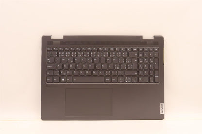 Lenovo IdeaPad 7 16IAP7 Palmrest Cover Touchpad Keyboard Storm Grey 5CB1J01915