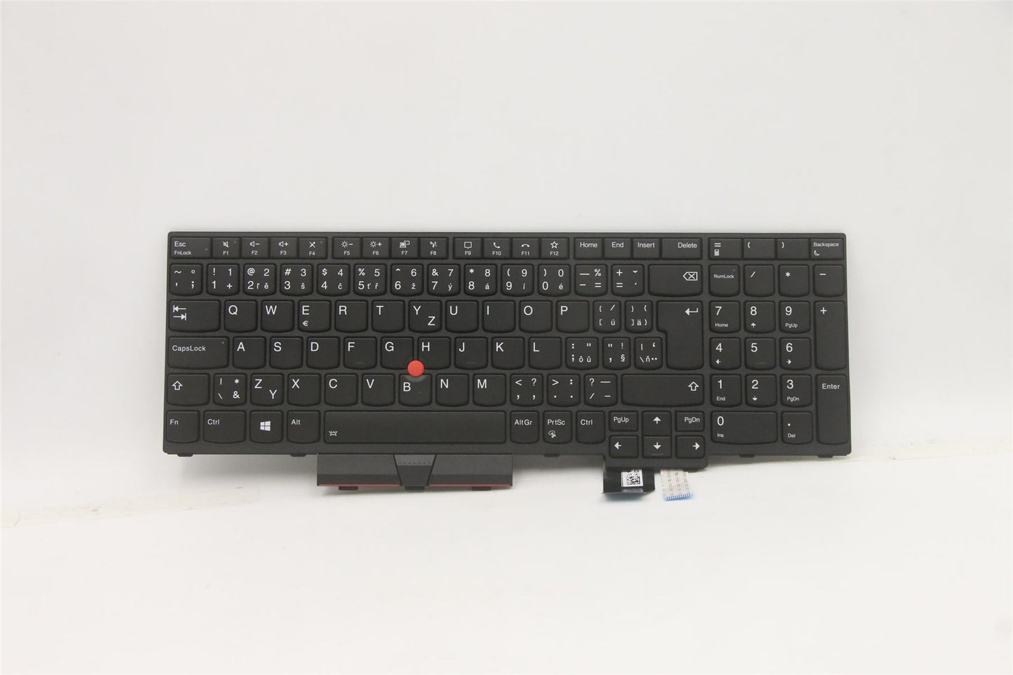 Lenovo ThinkPad P17 Gen 1 Keyboard Czech Slovakian Black Backlit 5M10Z54326