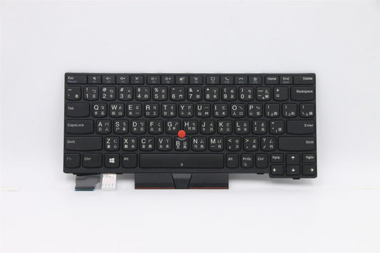 Lenovo ThinkPad X13 L13 Gen 2 s Keyboard Traditional Chinese Black 5N20V43173