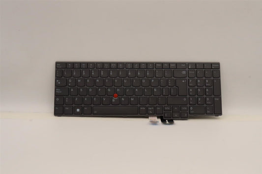 Lenovo ThinkPad P16 Gen 2 P16 Gen 1 Keyboard Spanish Latin Black 5N21F39360