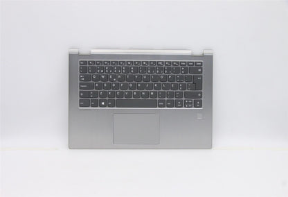 Lenovo Yoga 530-14IKB Keyboard Palmrest Top Cover Portuguese Platinum 5CB0R08487