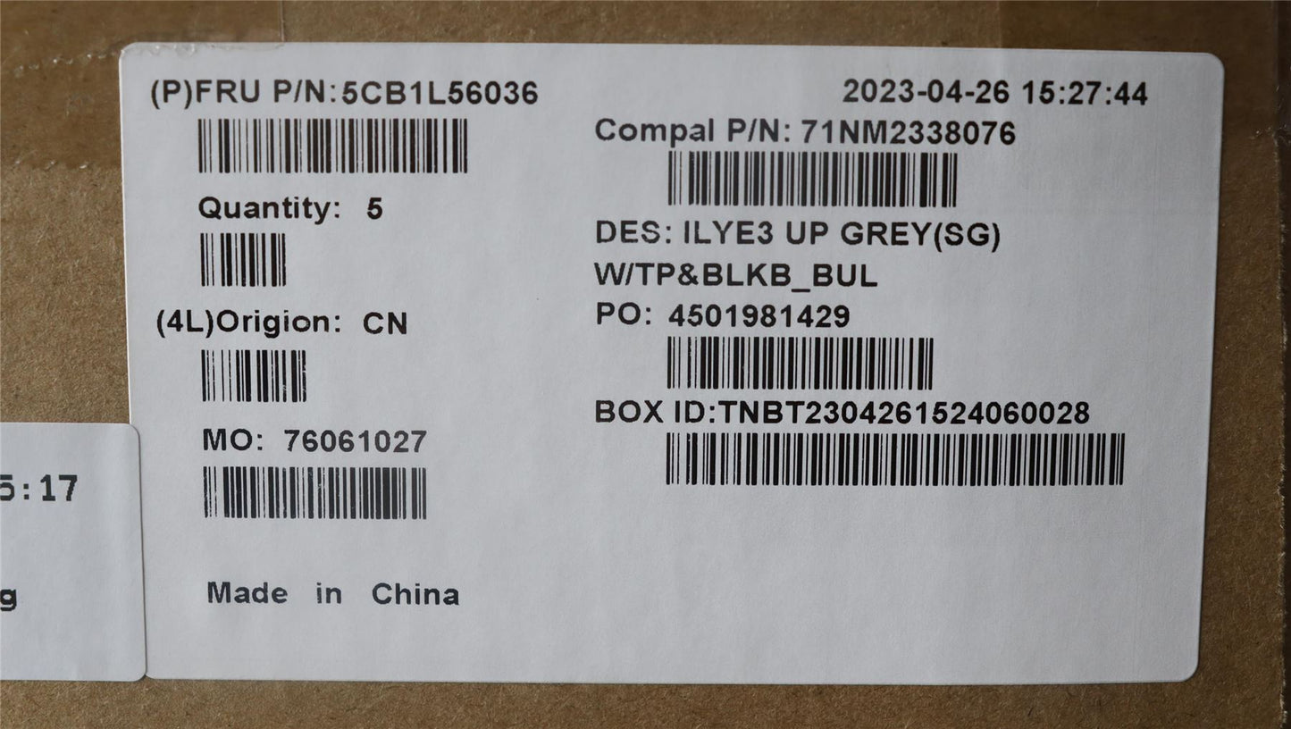 Lenovo Slim 5 16IRH8 5 16APH8 Palmrest Cover Touchpad Keyboard 5CB1L56036