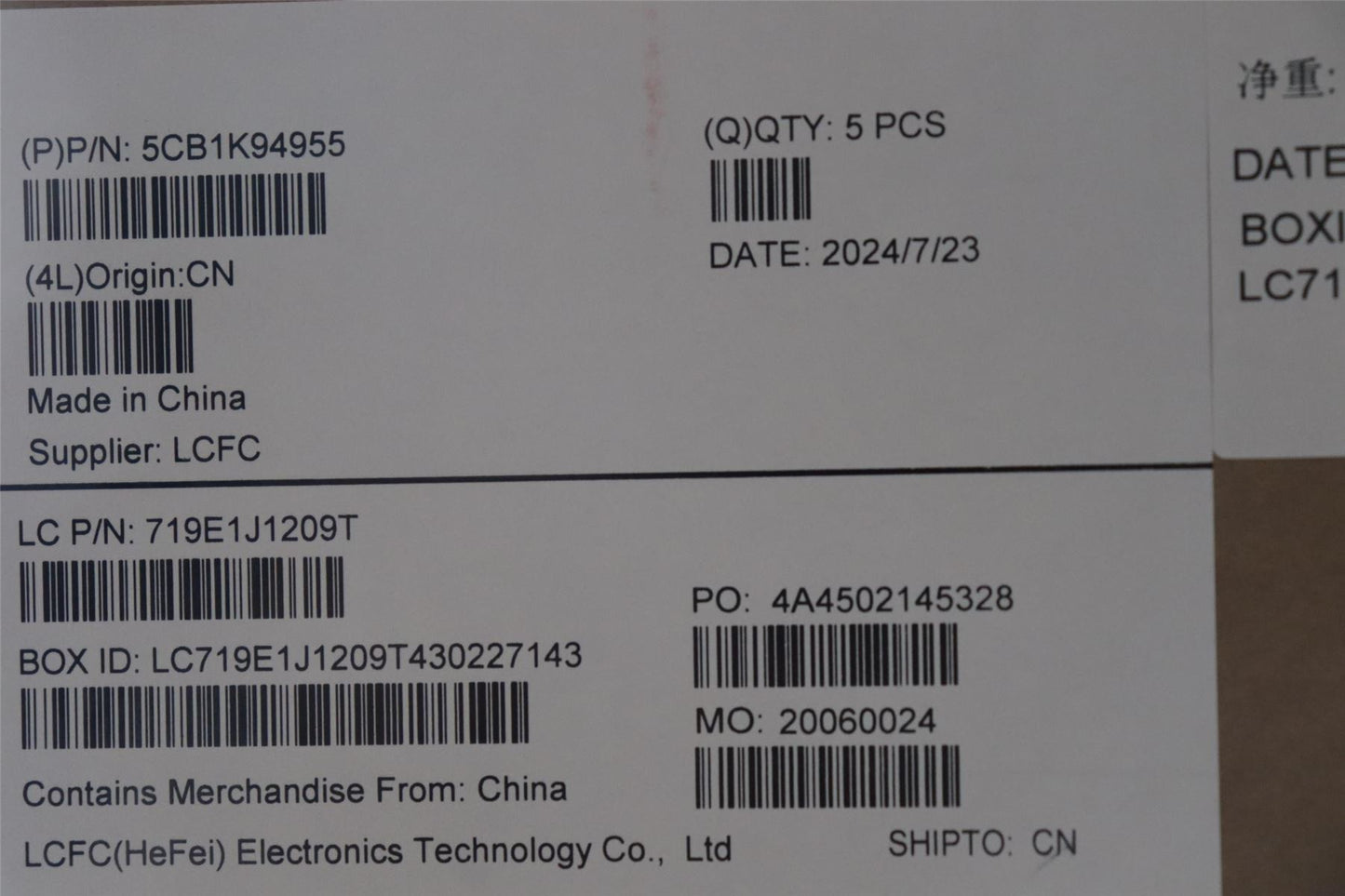 Lenovo Upper Case ASM_HUN L82XB AG BL 5CB1K94955