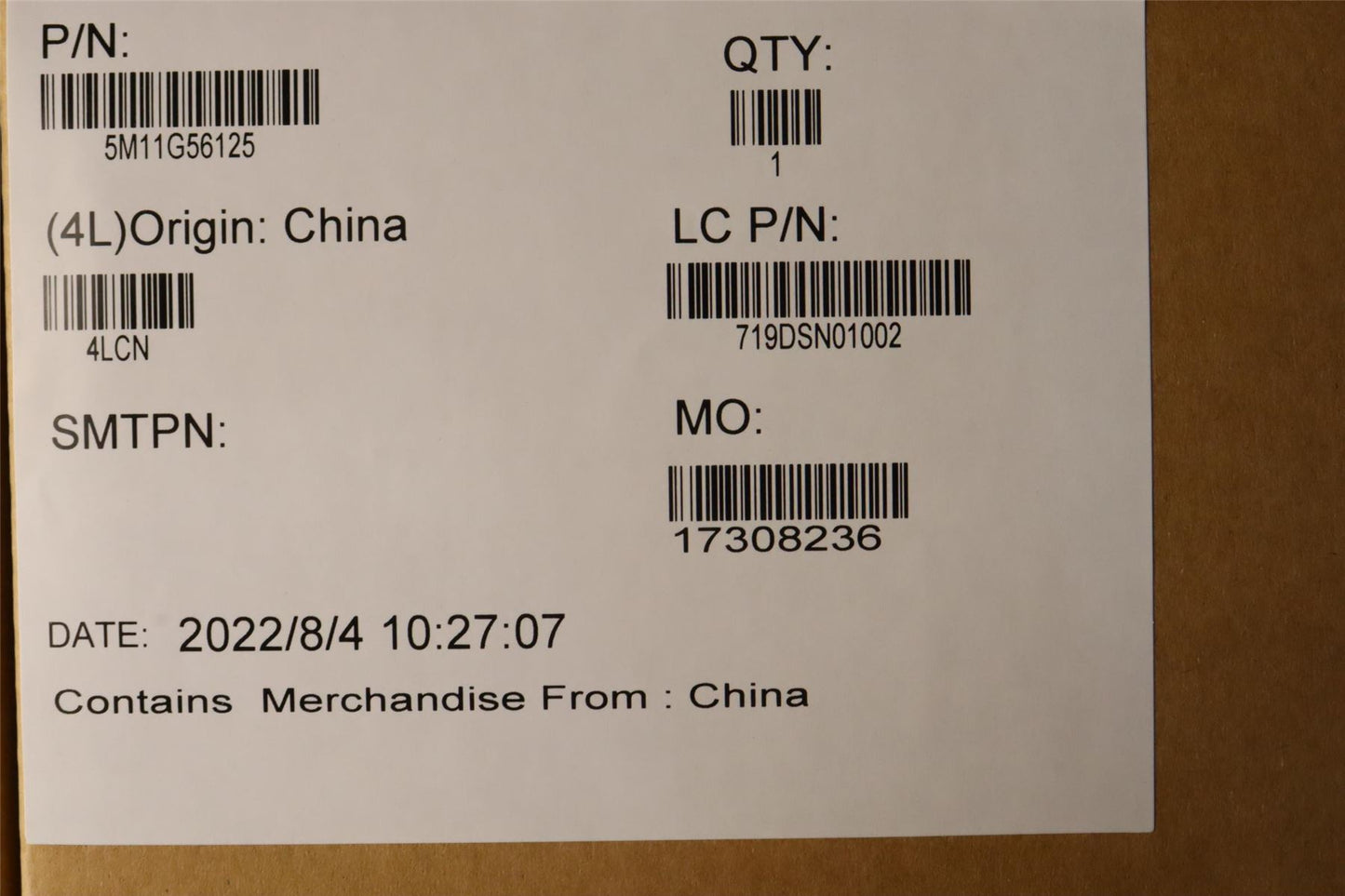 Lenovo MECH_ASM CS21 3+2bCP,GLM,GRY,NFC,SUN 5M11G56124