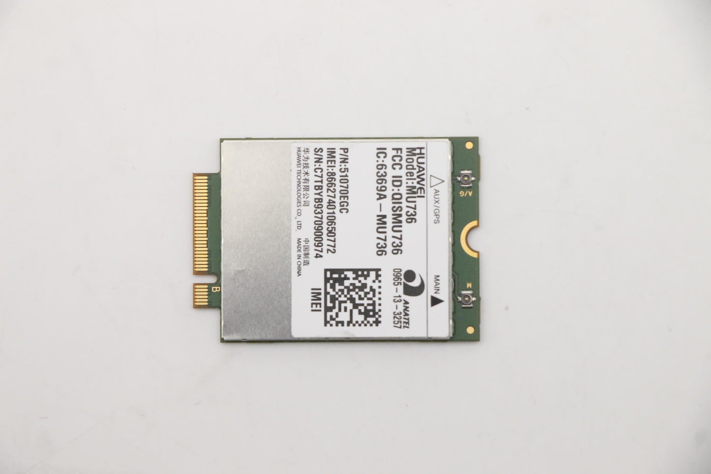 Lenovo Huawei MU736 WCDMA NGFF WOW WWAN Board 20200465