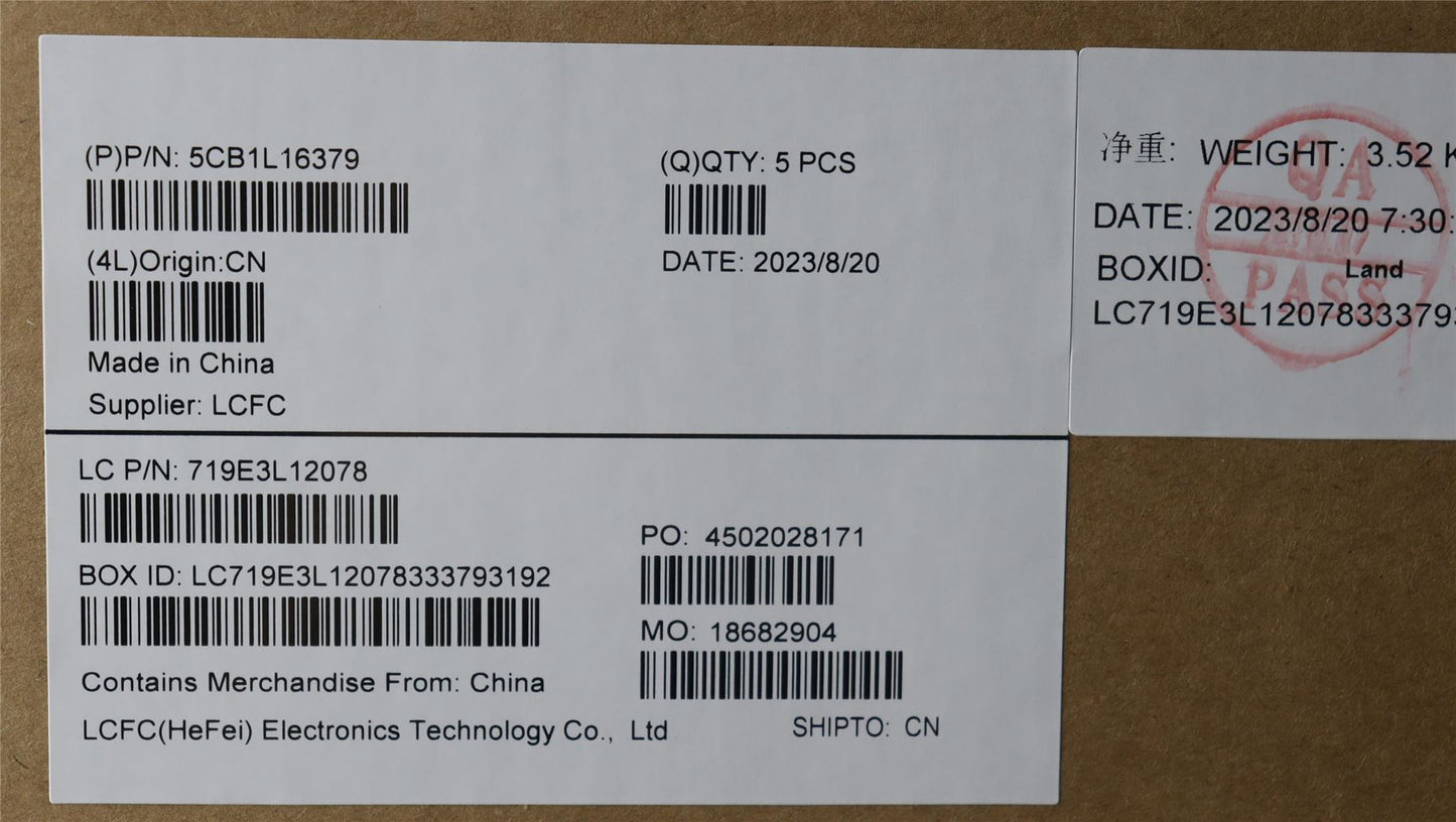 Lenovo Upper Case ASM_FRA L82XQ AB BL 5CB1L16379