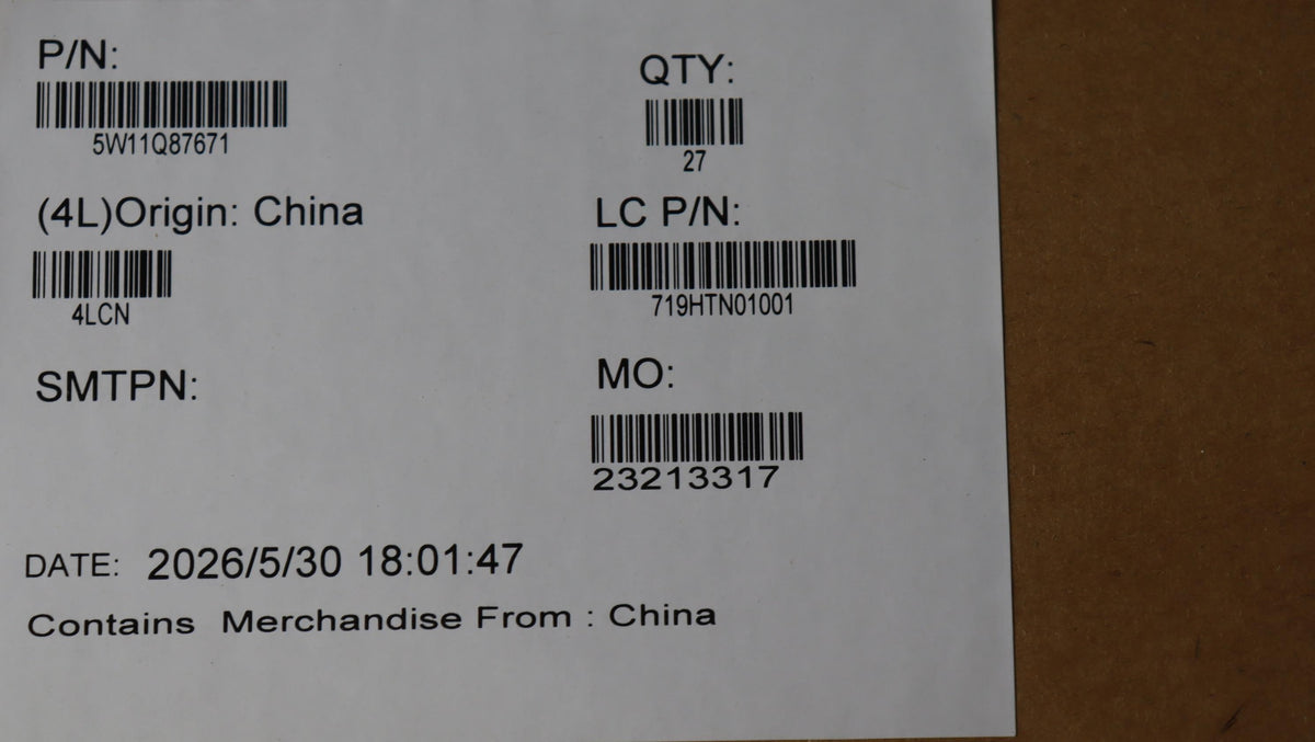 Lenovo WIRELESS Wireless,WWAN,FXN,SDX61 London WWAN Foxconn Board 5W11Q87671