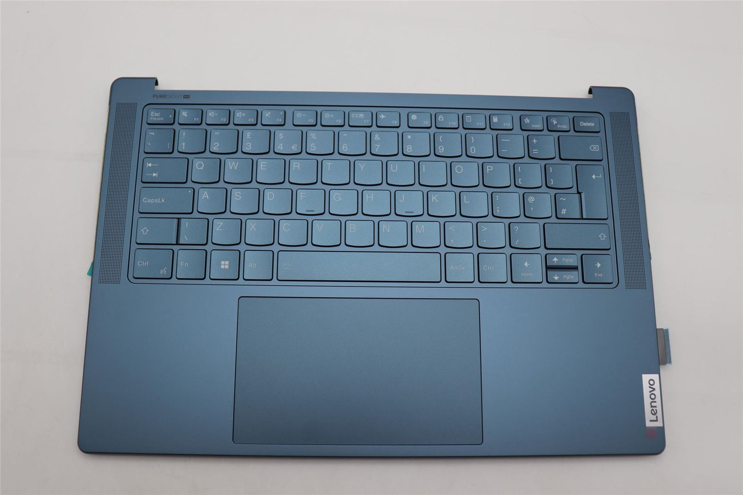 Lenovo Yoga 9 14IRP8 Palmrest Cover Touchpad Keyboard UK Tidal Teal 5CB1L49773