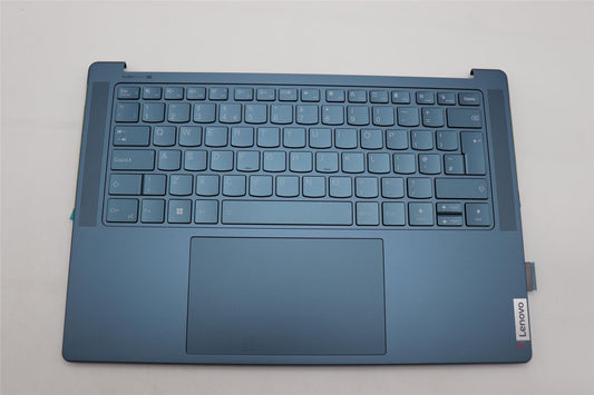 Lenovo Yoga 9 14IRP8 Palmrest Cover Touchpad Keyboard UK Tidal Teal 5CB1L49773