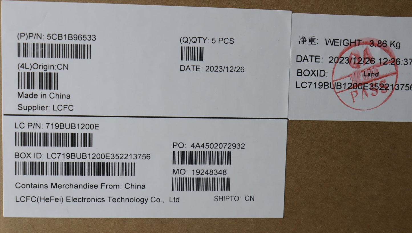 Lenovo Upper Case ASM_POR L82H9 FP A/BDIS 5CB1B96533