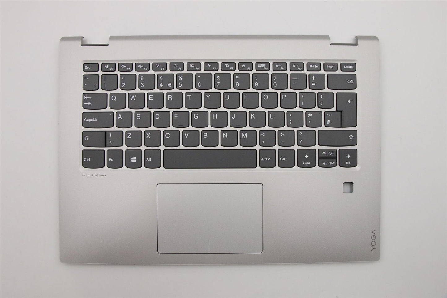 Lenovo Yoga 520-14IKB Keyboard Palmrest UK Mineral Grey 5CB0N67323