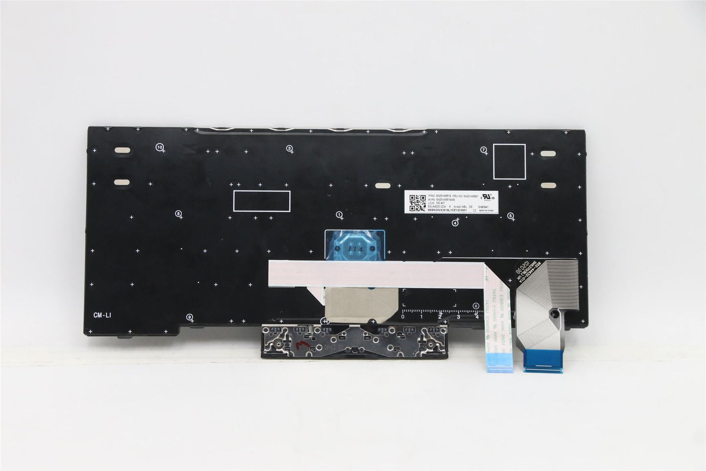 Lenovo ThinkPad L13 2 Keyboard German Silver 5N20V43447