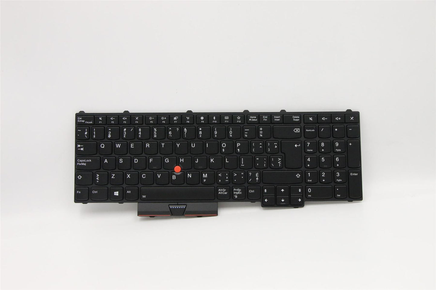 Lenovo ThinkPad P51 P71 Keyboard Canadian French Black Backlit 01HW238