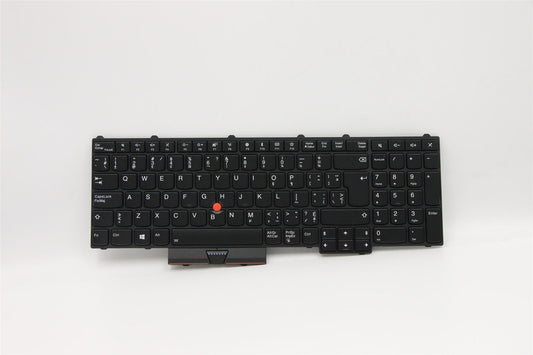 Lenovo ThinkPad P51 P71 Keyboard Canadian French Black Backlit 01HW238