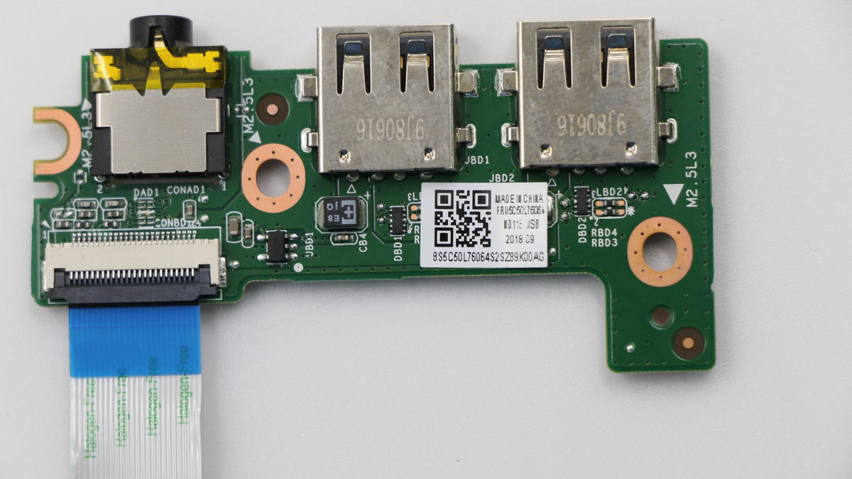 Lenovo CARDPOP BD 3N 80UR W/O cable USB Board 5C50L76064