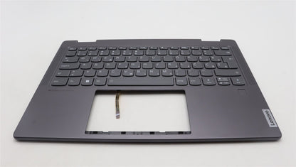 Lenovo Yoga 7 14ARP8 Keyboard Palmrest Top Cover Slovenian Storm Grey 5CB1L47271