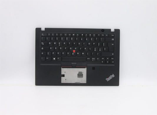 Lenovo ThinkPad T495s Keyboard Palmrest Top Cover Italian Black 5M11A08425