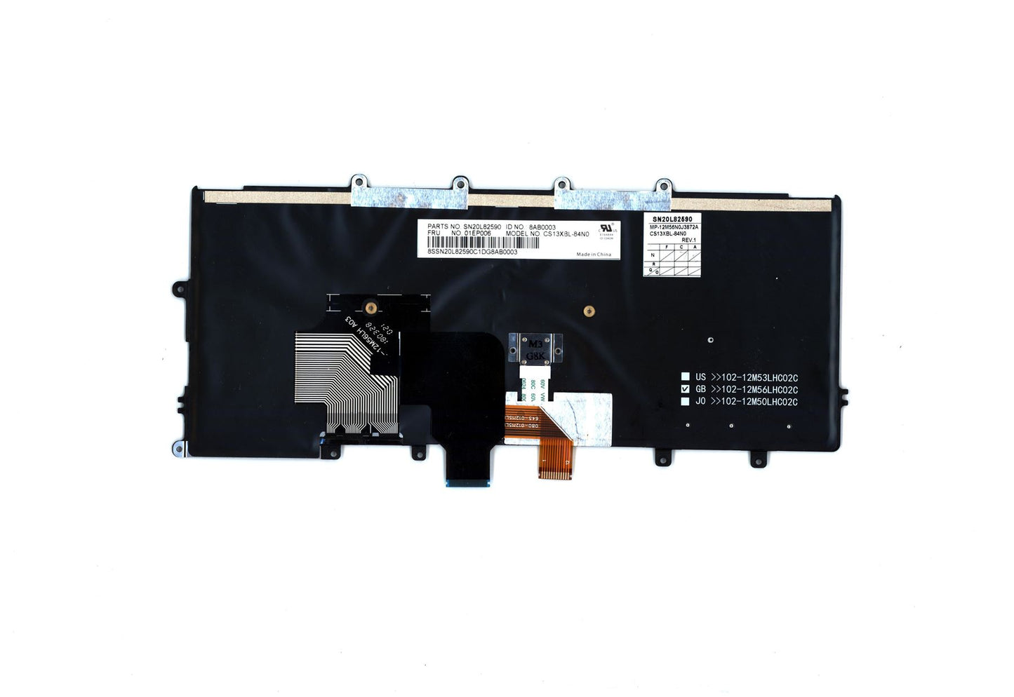 Lenovo NB_KYB KBD BL CHY Norwegian 01EP006