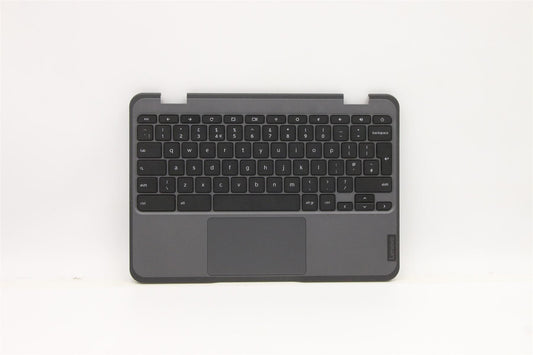 Lenovo Chromebook 100e 3 Keyboard Palmrest Top Cover UK Black 5M11C94667