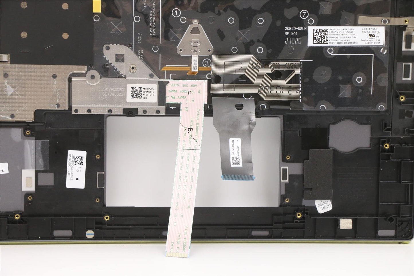 Lenovo MECH_ASM KBDW/C HBW BKLT(CHY) US GY 5M11A37858