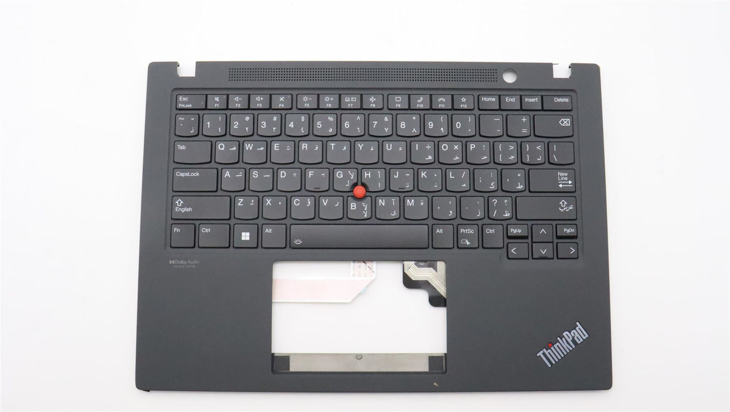 Lenovo ThinkPad T14s Gen 3 Keyboard Palmrest Top Cover Arabic Black 5M11H25814