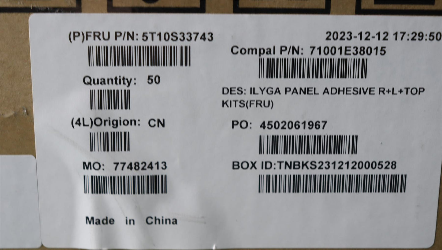 Lenovo TAPE Removable Tape R+L+Top C 83FD 5T10S33743