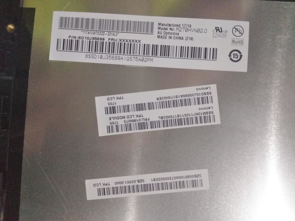 Lenovo MECH_ASM FHD Panel TS_RGBIR 01MN075