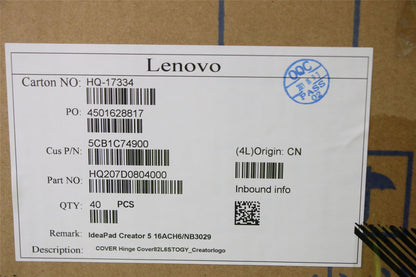 Lenovo Hinge Cover82L6STOGY_Creatorlogo 5CB1C74900