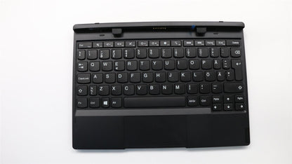 Lenovo Tablet 10 Dock Keyboard Palmrest Touchpad Swedish Finnish Black 02DC184