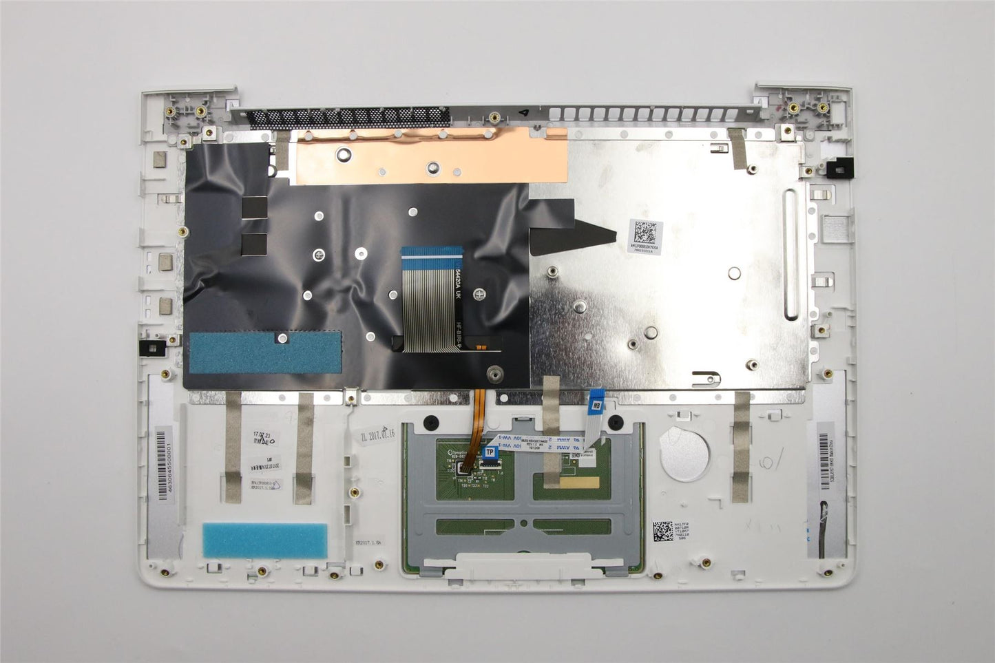 Lenovo Upper Case C 80SJ BL WH W/KB ND 5CB0L45107