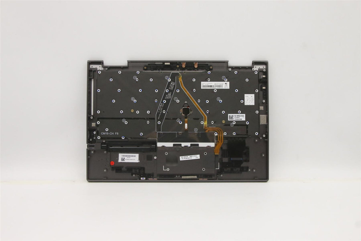 Lenovo ThinkPad X1 5th Gen Keyboard Palmrest Top Cover Italian 5M10Z37104