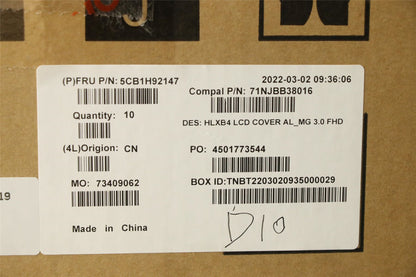 Lenovo ThinkBook 14 G4 ABA 14 G4 IAP LCD Cover Rear Back Housing 5CB1H92147