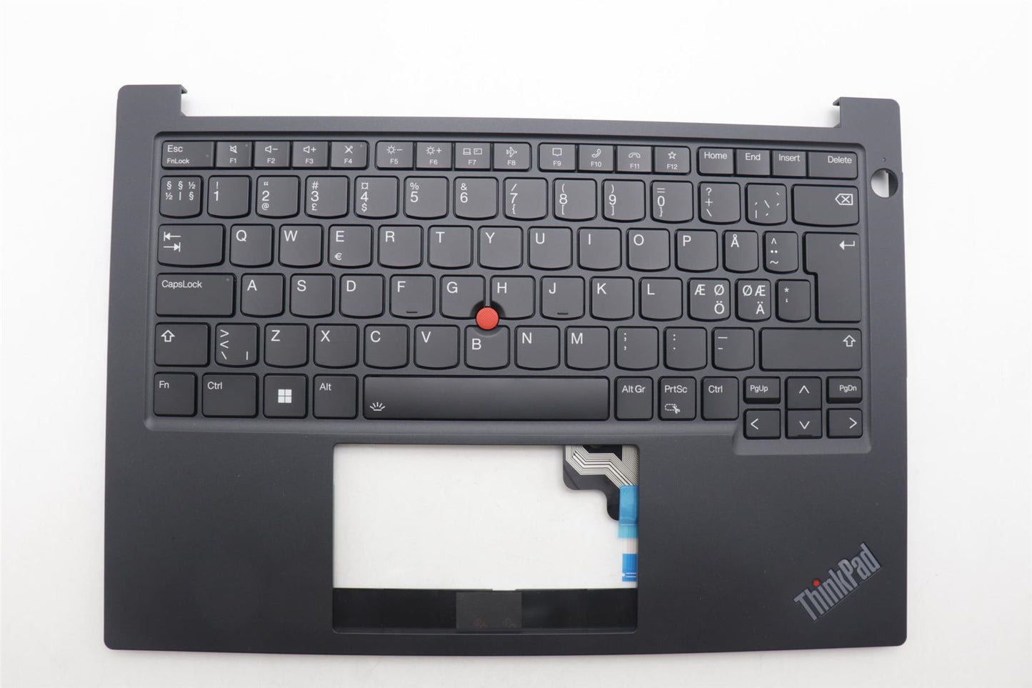 Lenovo ThinkPad E14 Gen 5 Palmrest Cover Keyboard Nordic Black 5M11L60902