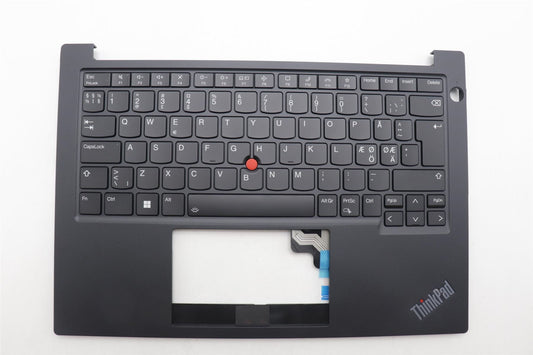 Lenovo ThinkPad E14 Gen 5 Palmrest Cover Keyboard Nordic Black 5M11L60902