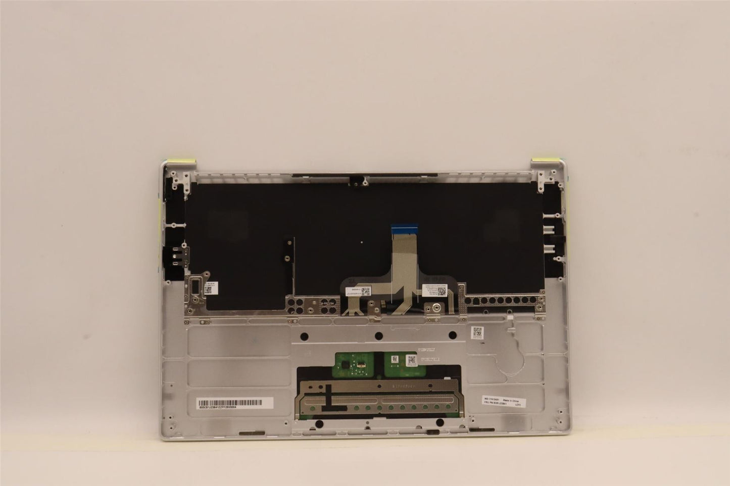 Lenovo Yoga 7 14IAH7 Palmrest Cover Touchpad Keyboard Arabic Silver 5CB1J23841