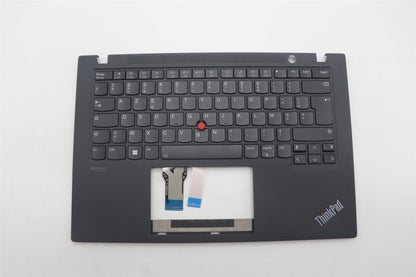 Lenovo ThinkPad T14s Gen 2 Keyboard Palmrest Top Cover French Black 5M11C48061