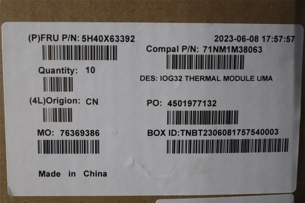 Lenovo I UMA TM for yoga9,taisol 5H40X63392